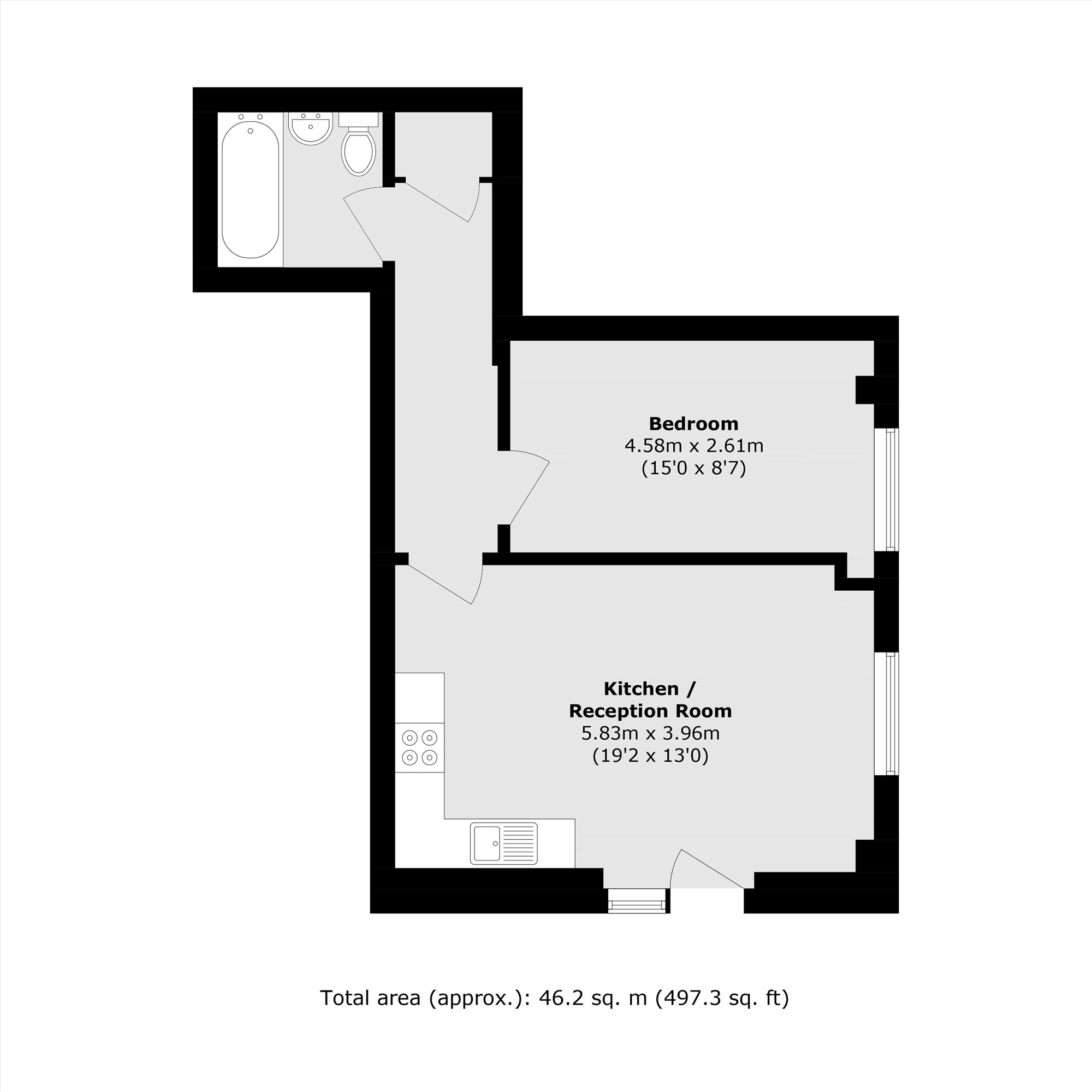 Flat I, Talent Factory Apartments, 8, Barmeston Road, Catford floorplan