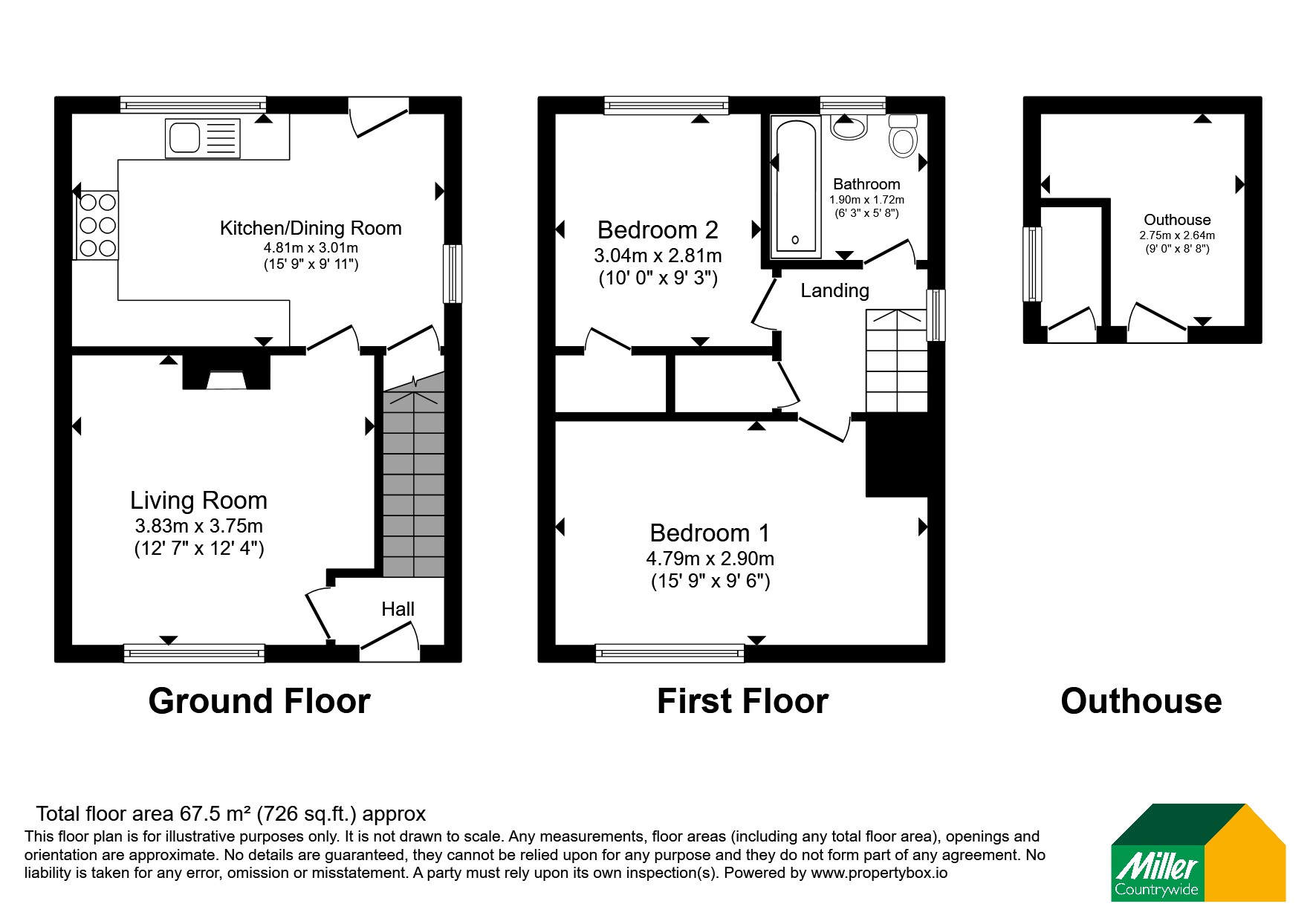 17, Mayfield Road, Cornwall floorplan