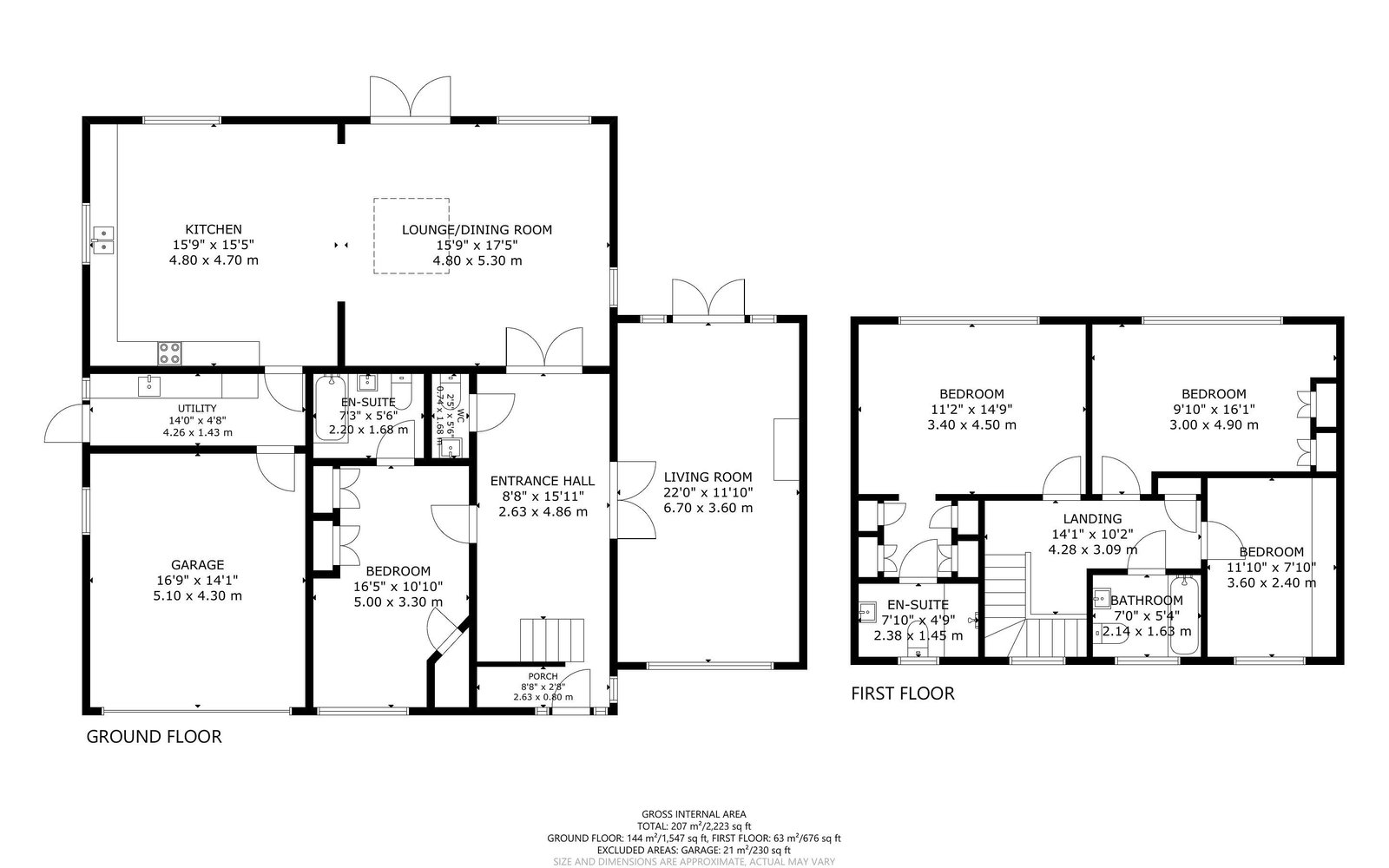 17, Whadden Chase, Ingatestone floorplan