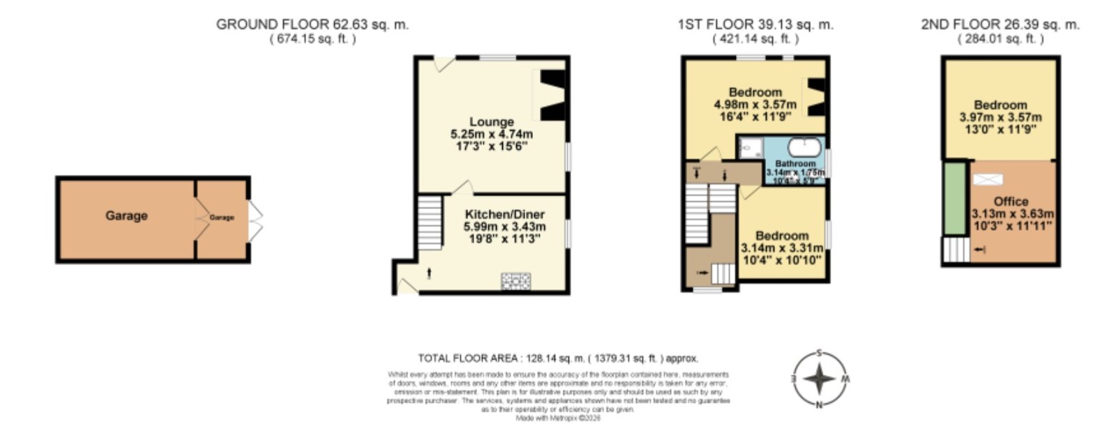 1 Ridgehill Cottages,, Canterbury Road, Folkestone floorplan