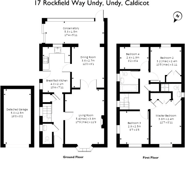 3 Bedrooms Detached house for sale in Rockfield Way, Undy, Caldicot NP26