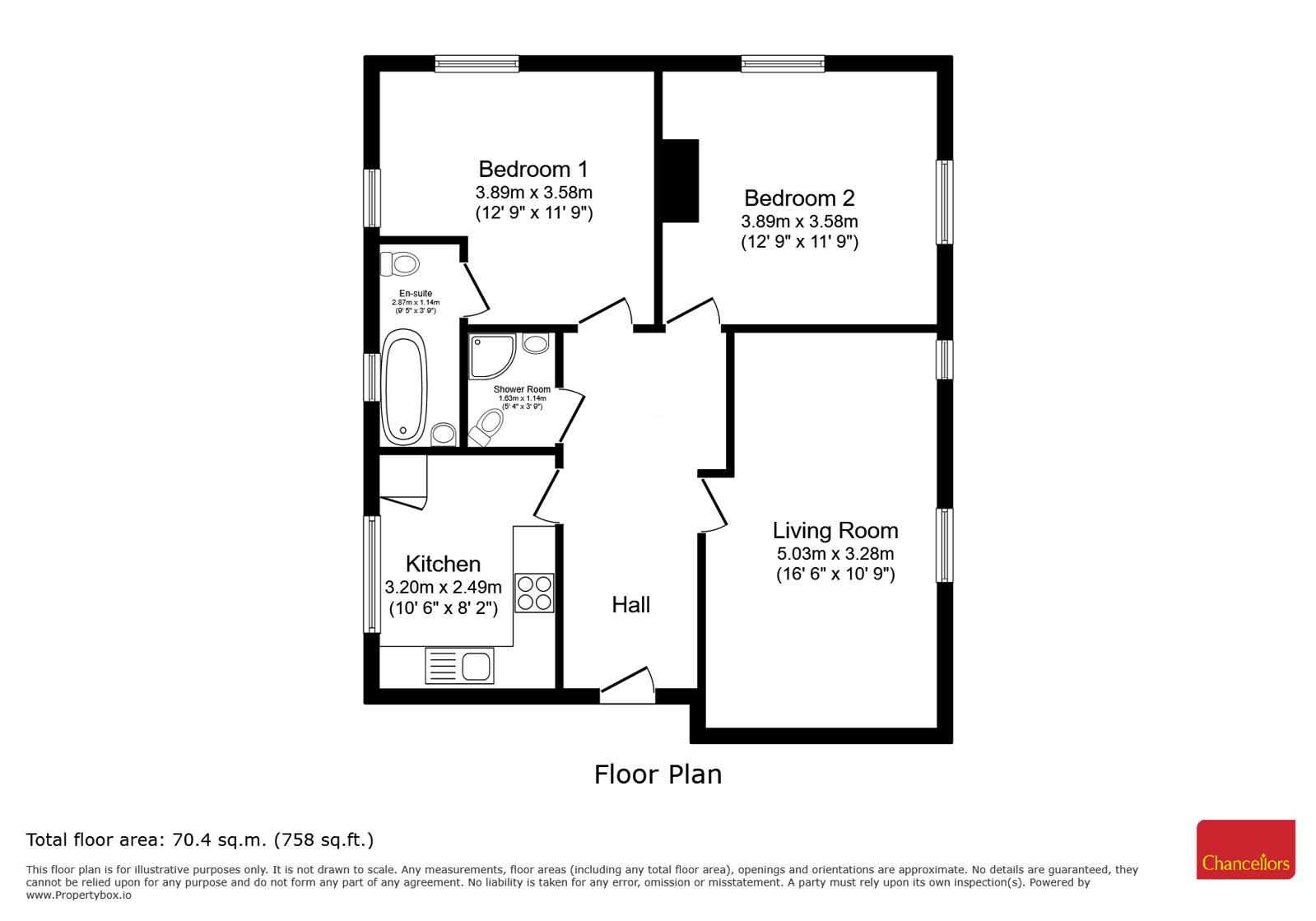 First Floor Flat, 4, Hambridge Road, Berkshire floorplan