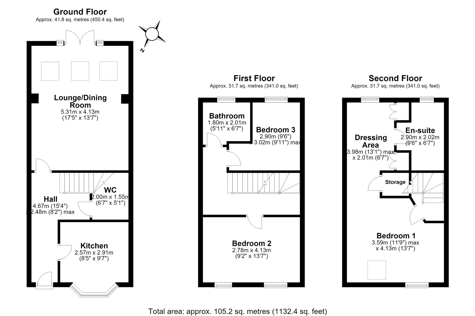 19 Mimosa Close, Chester floorplan