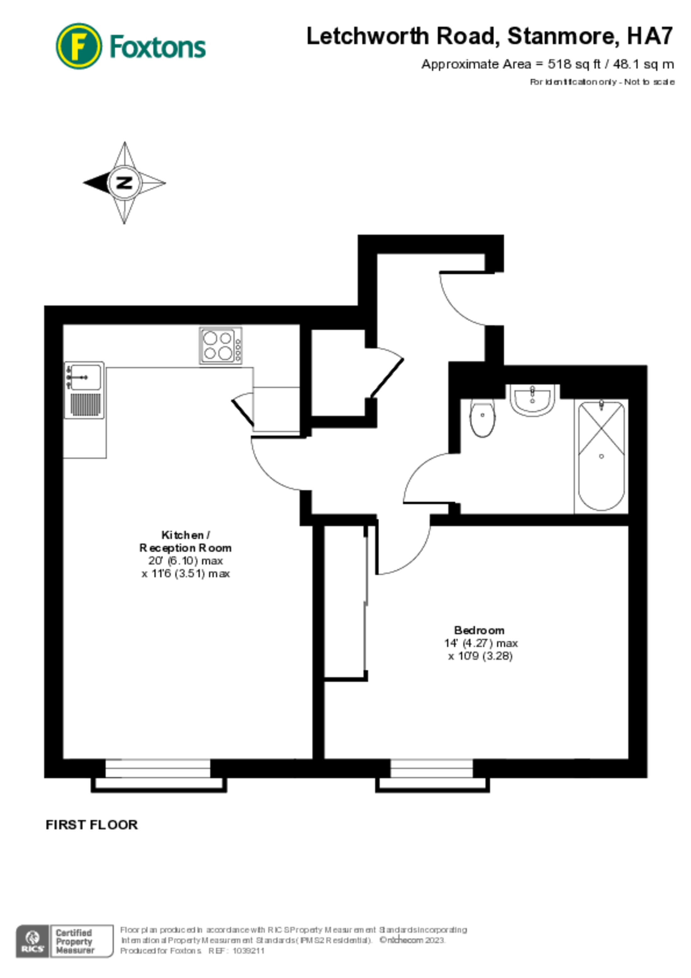 Letchworth Road, Harrow floorplan