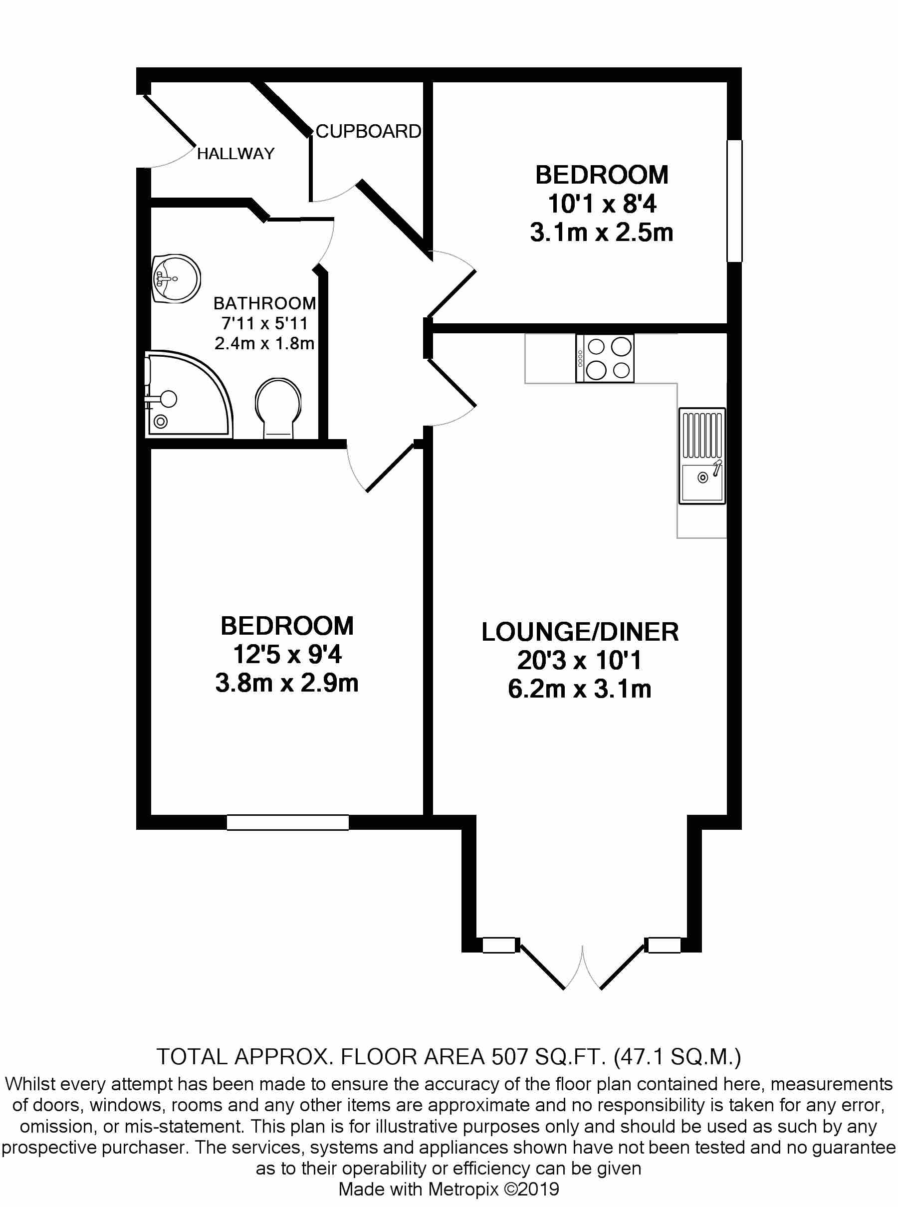 2 Bedrooms Flat to rent in Reynolds Court, 2 Reynolds Walk, Horfield, Bristol, City Of BS7