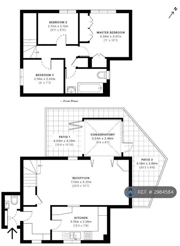 Lamplighter Close, London floorplan