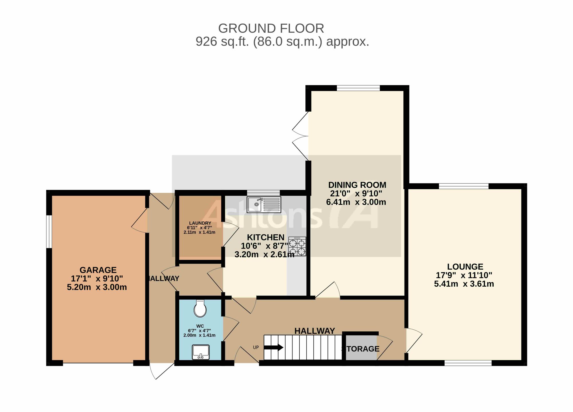 10 Burnsall Avenue, Warrington floorplan