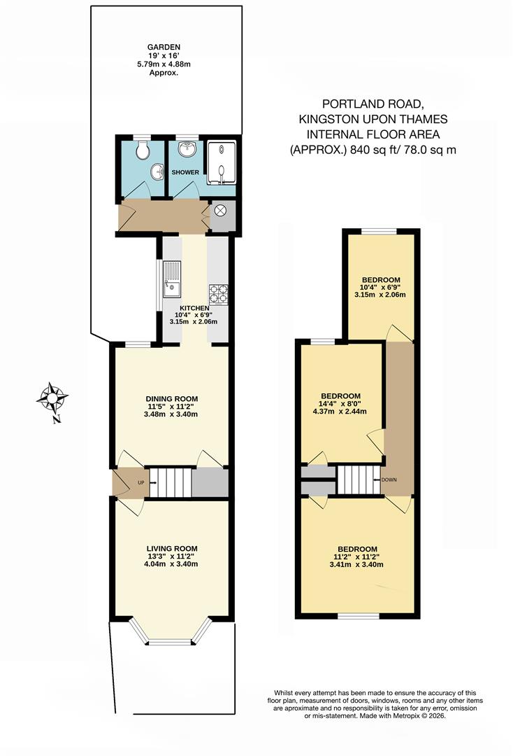 Portland Road, Kingston floorplan