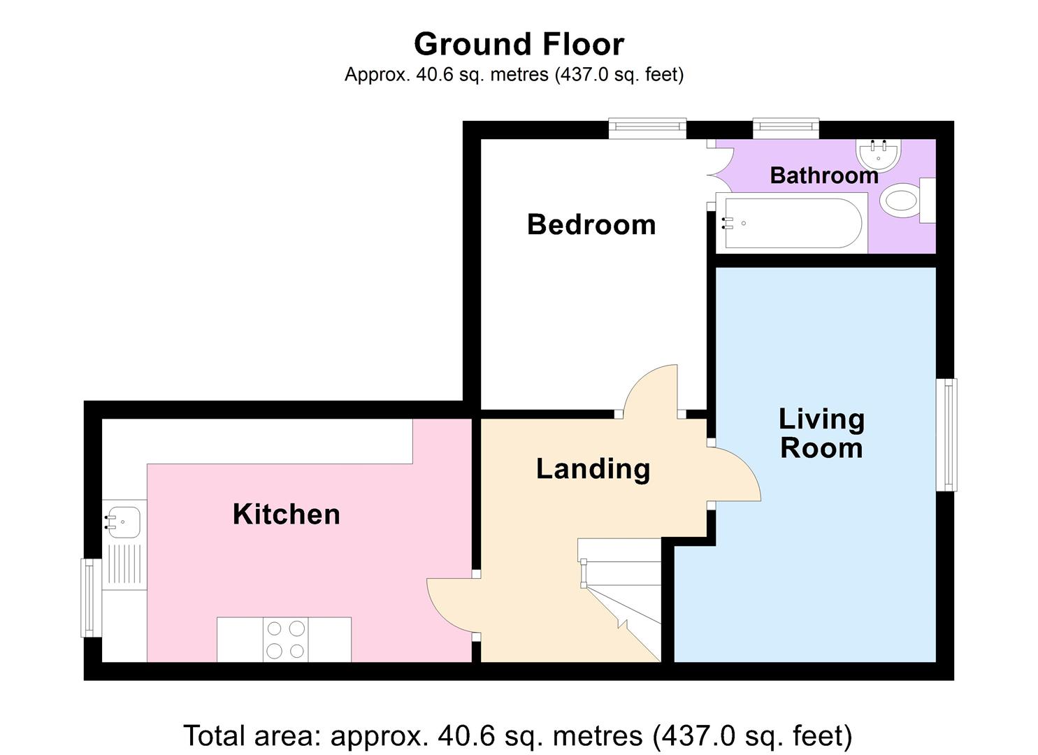 Flat 3, 12, Franklin Road, Weymouth floorplan