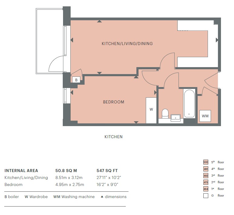 16 Hunter House,, St. Andrews Way, Hertfordshire floorplan