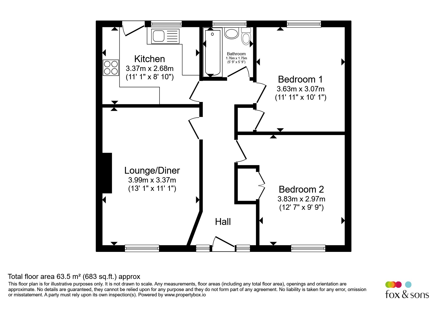 59, Taranto Hill, Yeovil floorplan