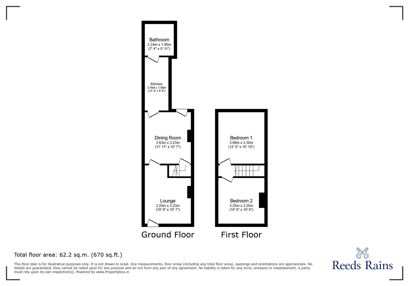 51, Bycars Road, Staffordshire floorplan