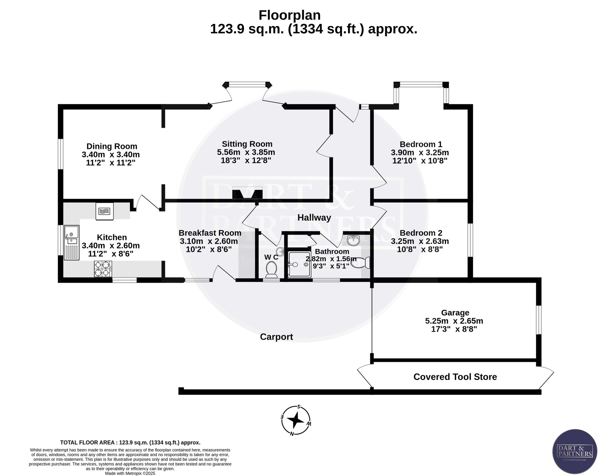 7 Oakley Close, Teignmouth floorplan