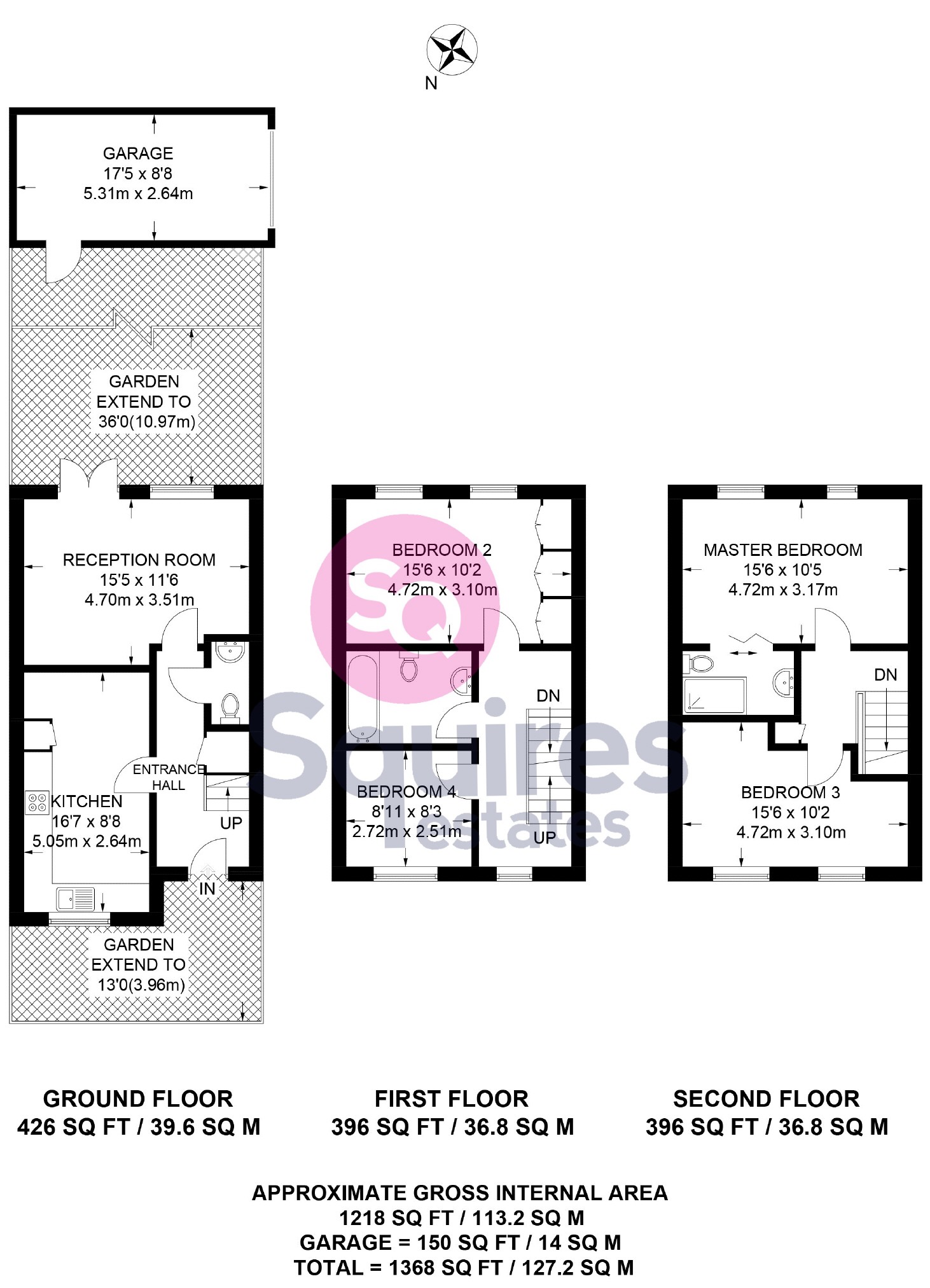 4 Bedrooms Terraced house for sale in Lyndhurst Walk, Borehamwood, Hertfordshire WD6
