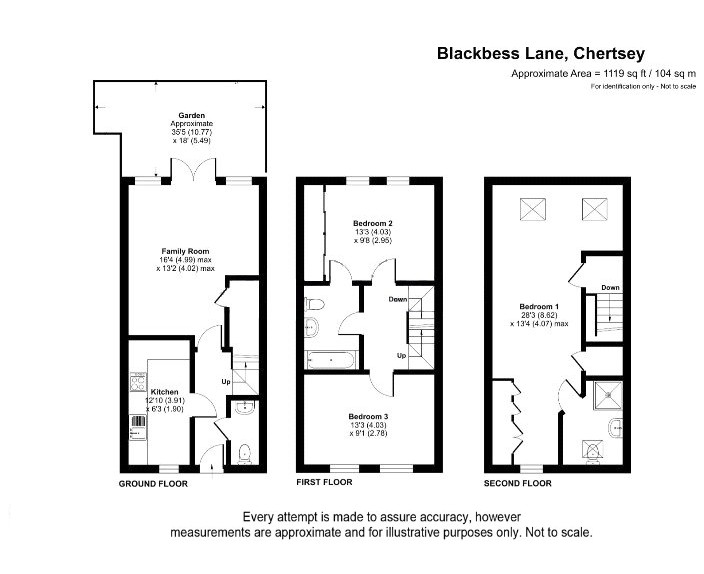 1, Blackbess Lane, Surrey floorplan