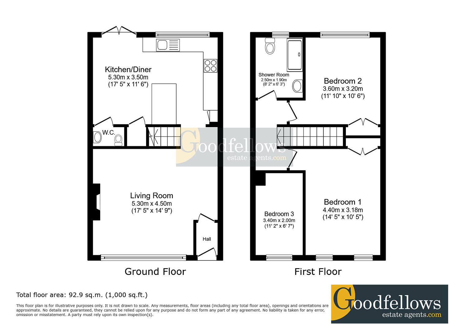 125, Thornhill Road, Newcastle Upon Tyne floorplan