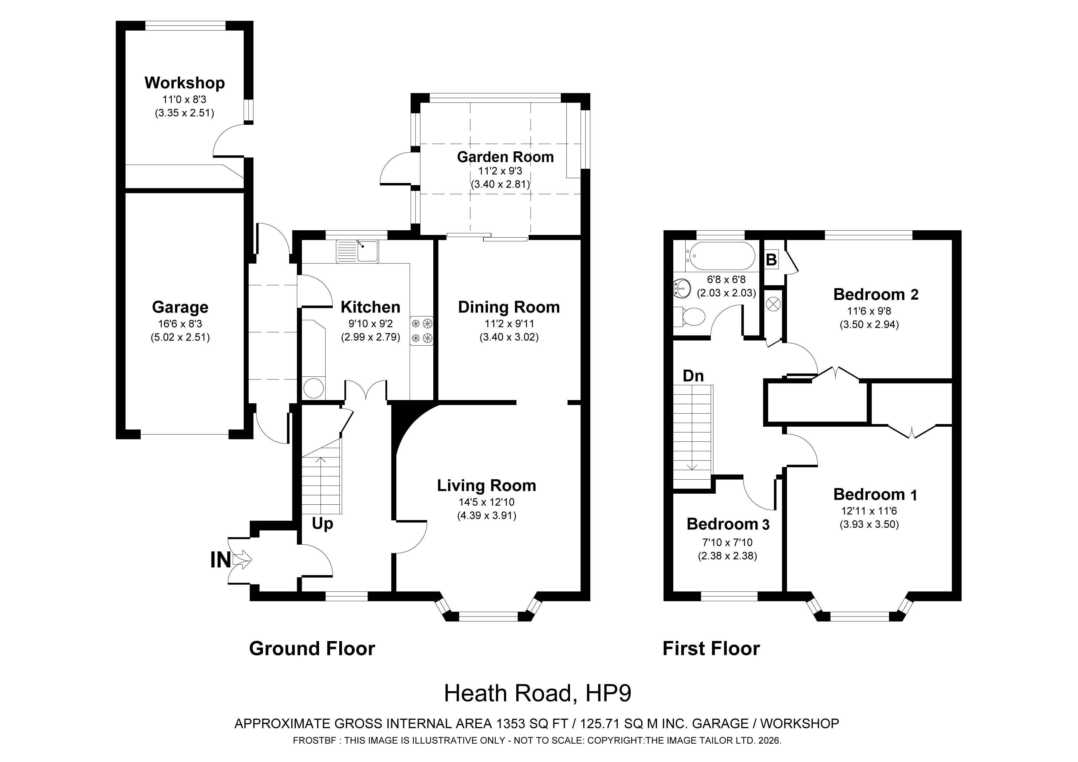 115, Heath Road, Buckinghamshire floorplan