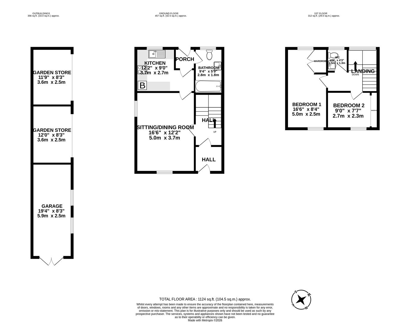 Hereford Street, Presteigne floorplan