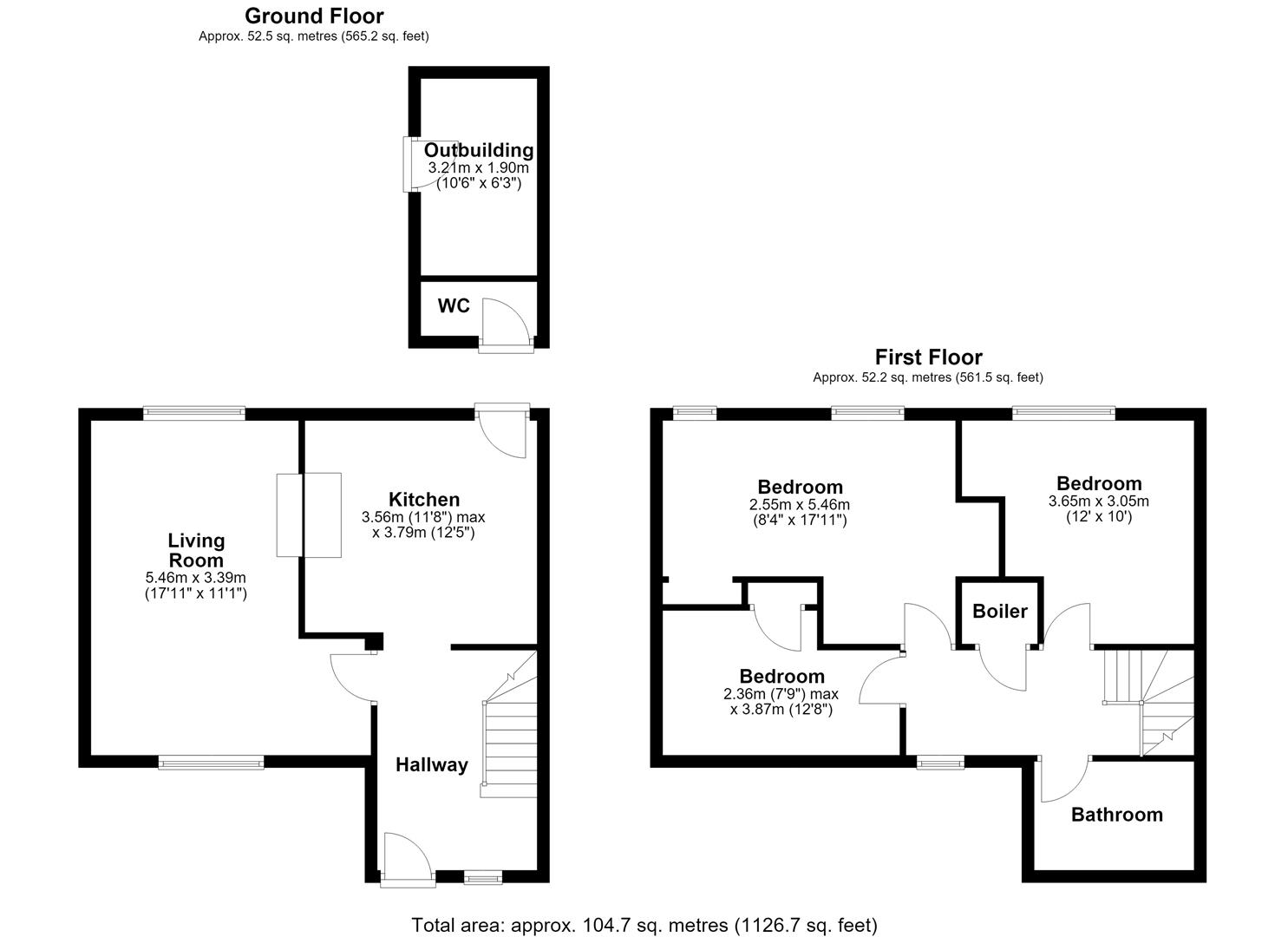18, Manor Rise, Huddersfield floorplan
