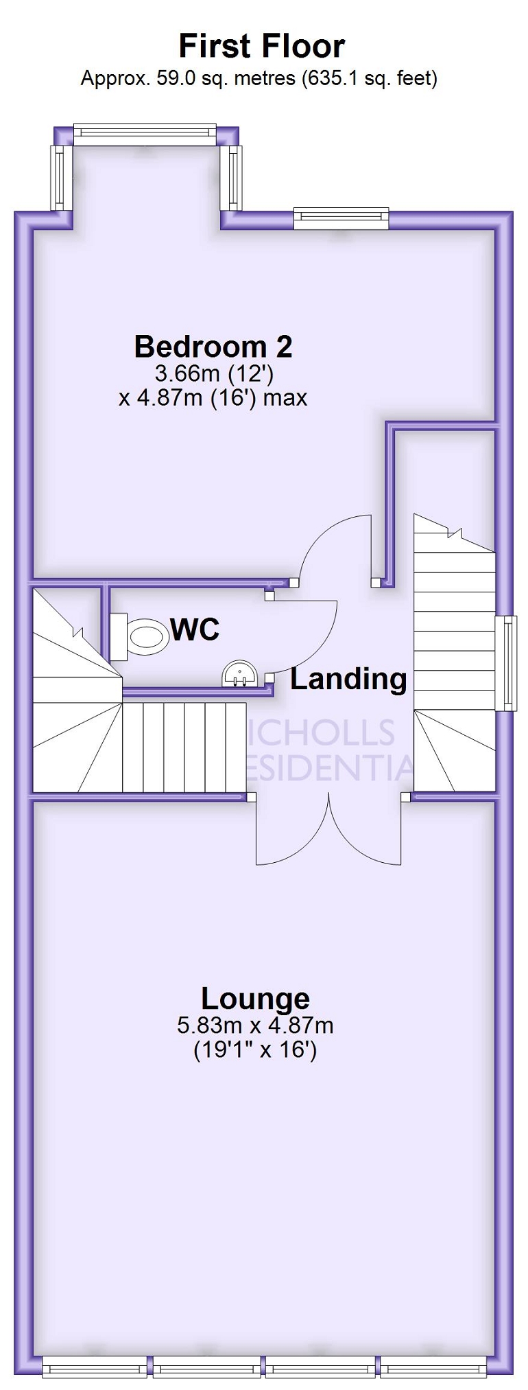 56, Revere Way, West Ewell floorplan