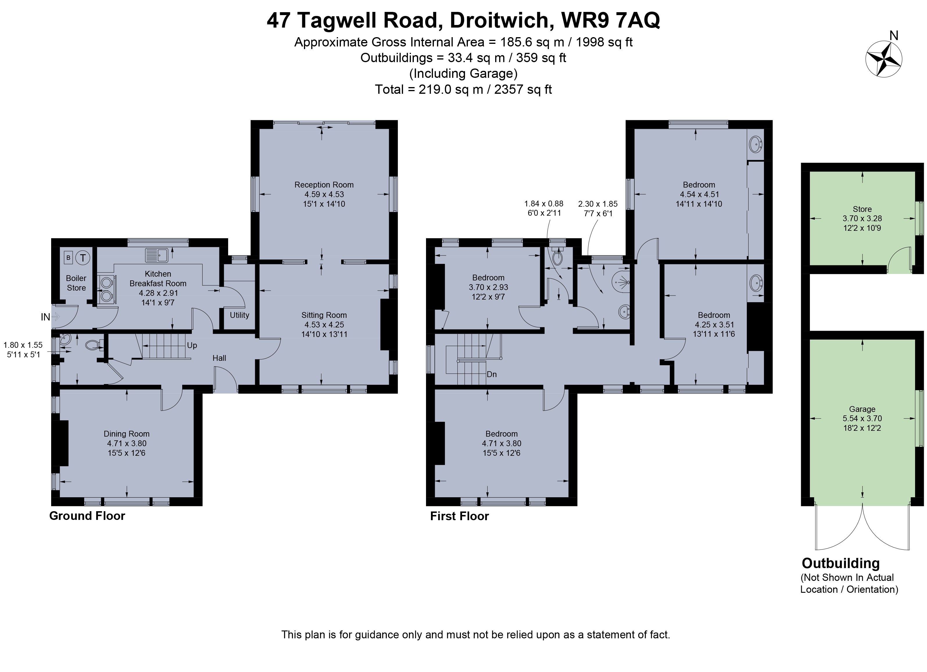 47, Tagwell Road, Worcestershire floorplan