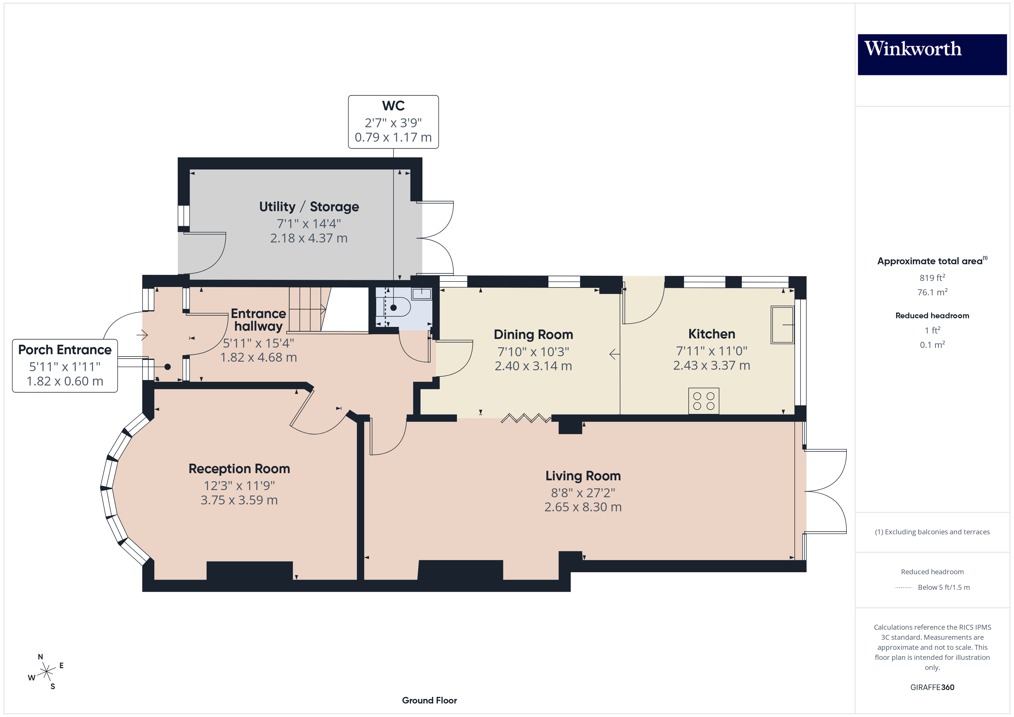 96, Sunny Gardens Road, London floorplan