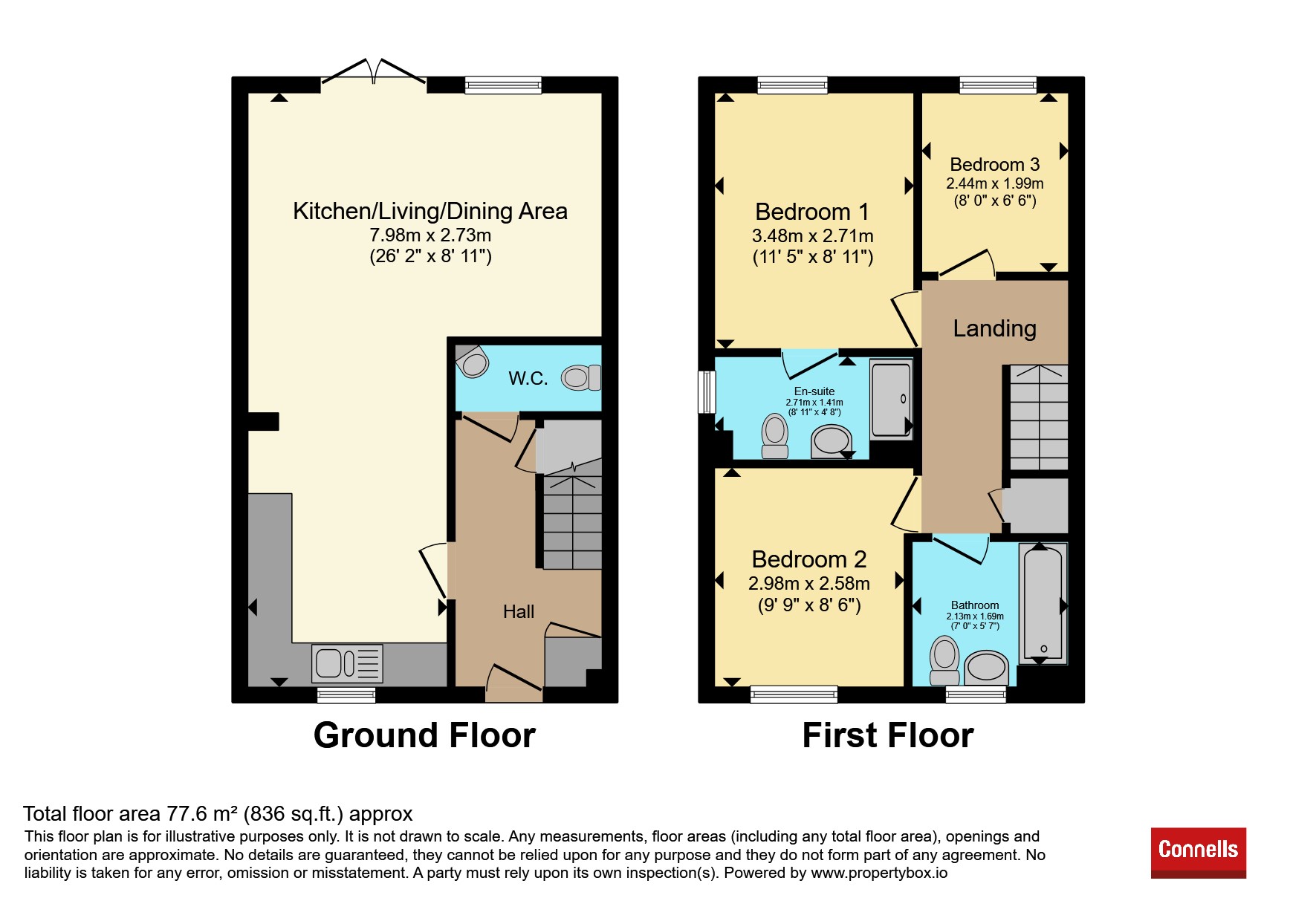 13, East Close, Rugby floorplan