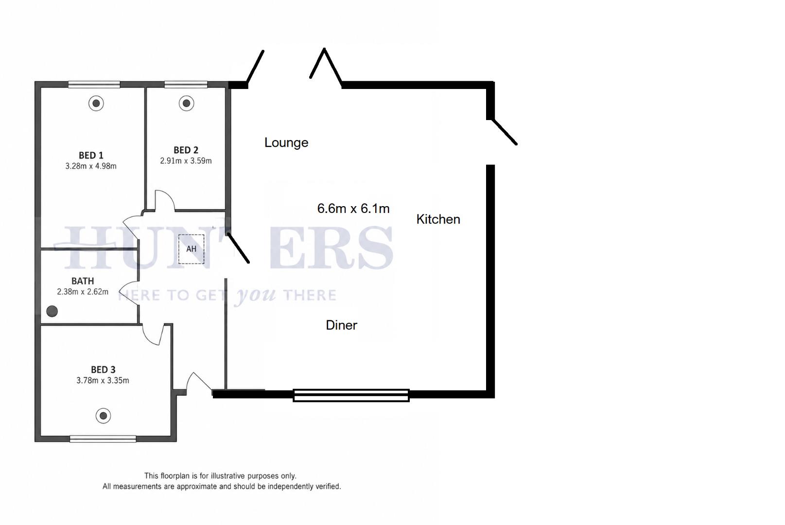 21, Squires Gardens, Barnsley floorplan