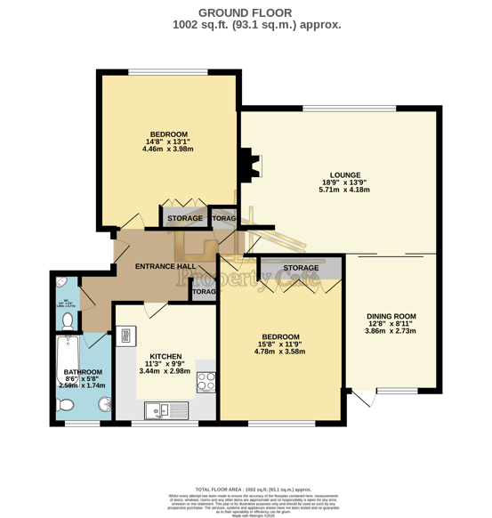 Normandale House, Normandale, Bexhill-on-Sea floorplan