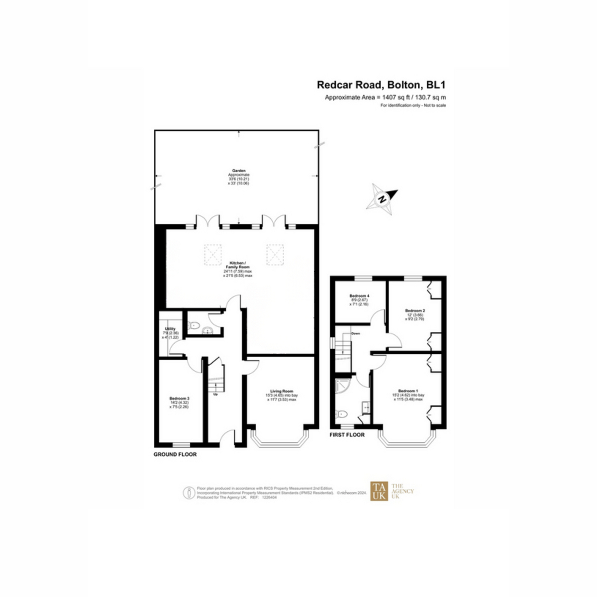 16, Redcar Road, Bolton floorplan