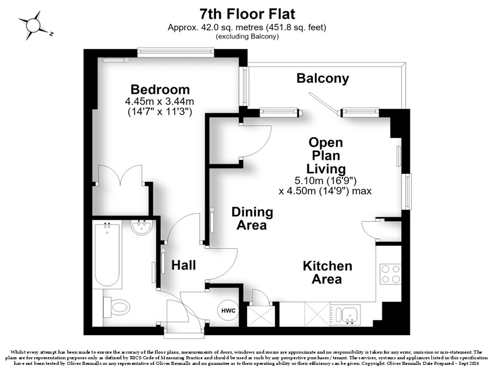 Biggs Square - Seventh Floor, Felstead Street, London floorplan