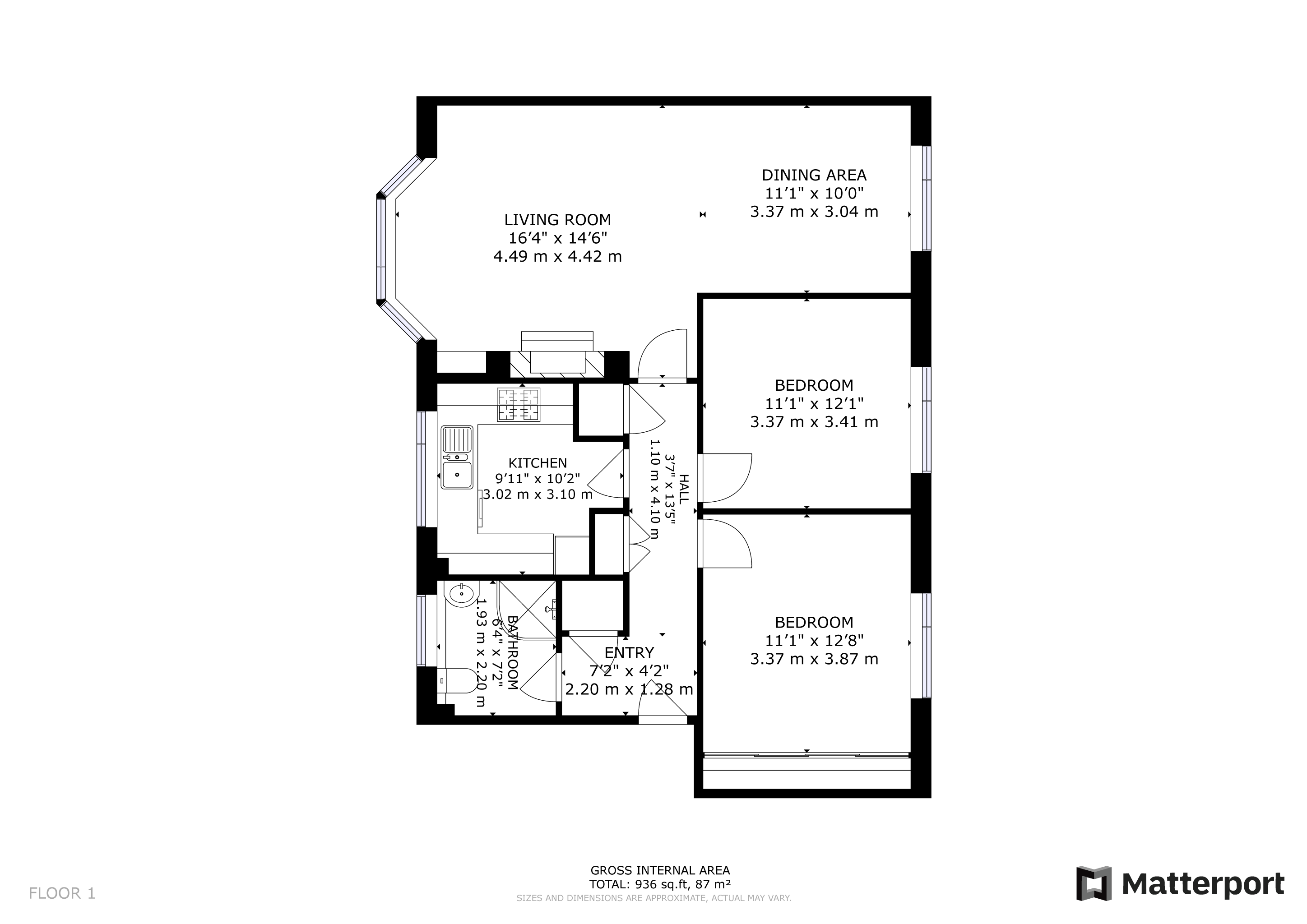 Carmunnock Road, Kings Park, Glasgow G44, 2 bedroom flat for sale