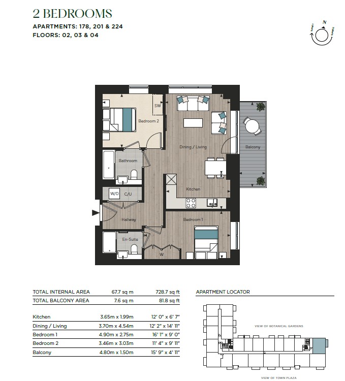 The Green Quarter, Southall floorplan