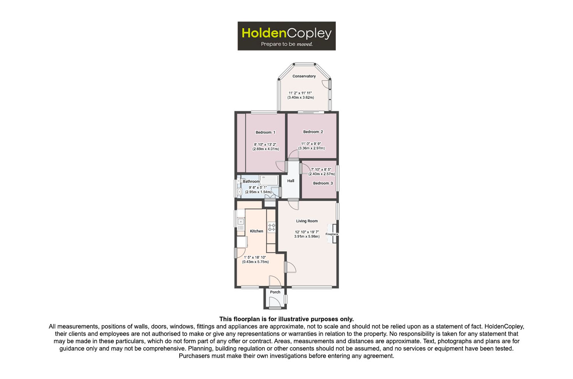 26 Grazingfield, Nottingham floorplan