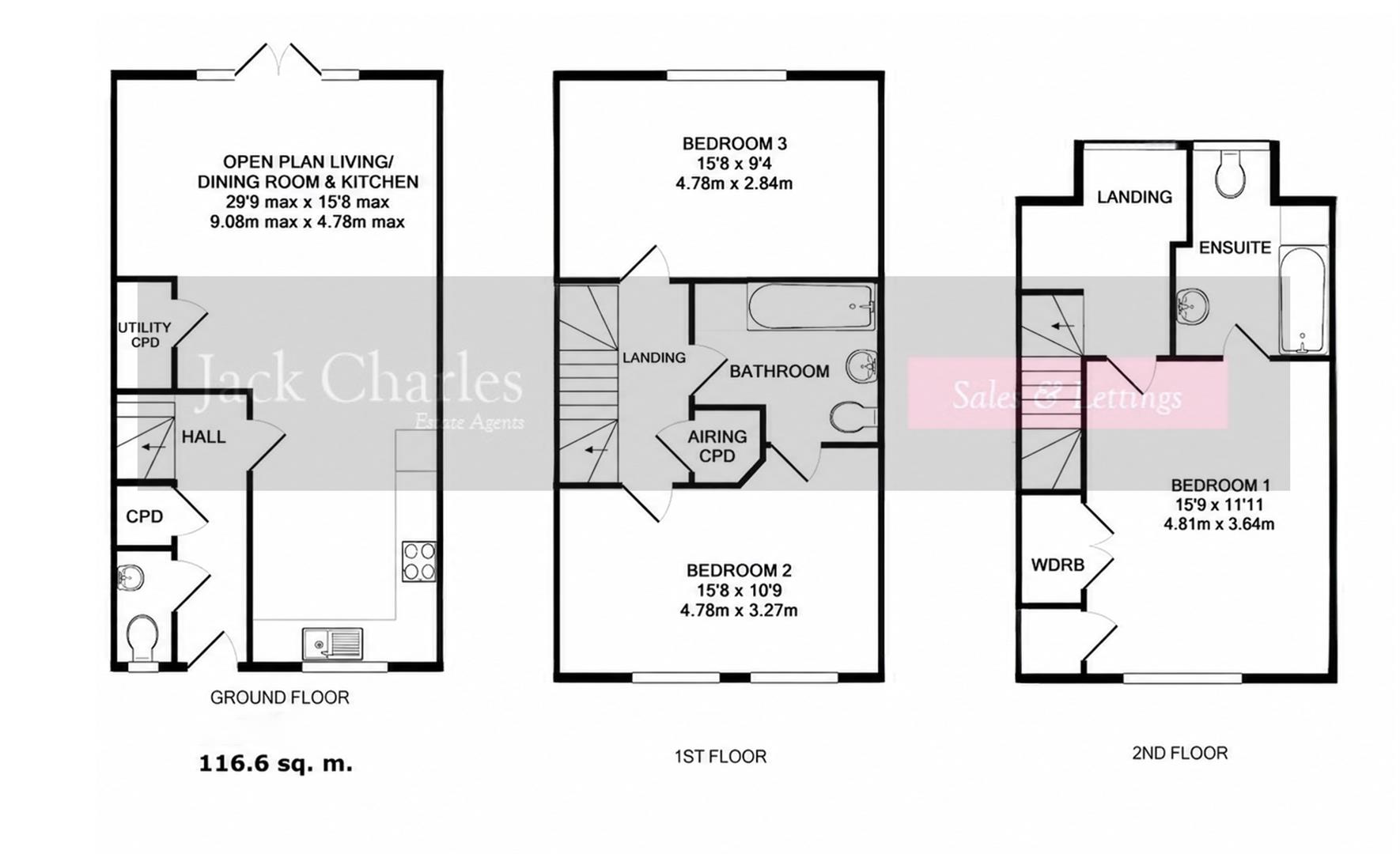 159B, Pembury Road, Tonbridge floorplan