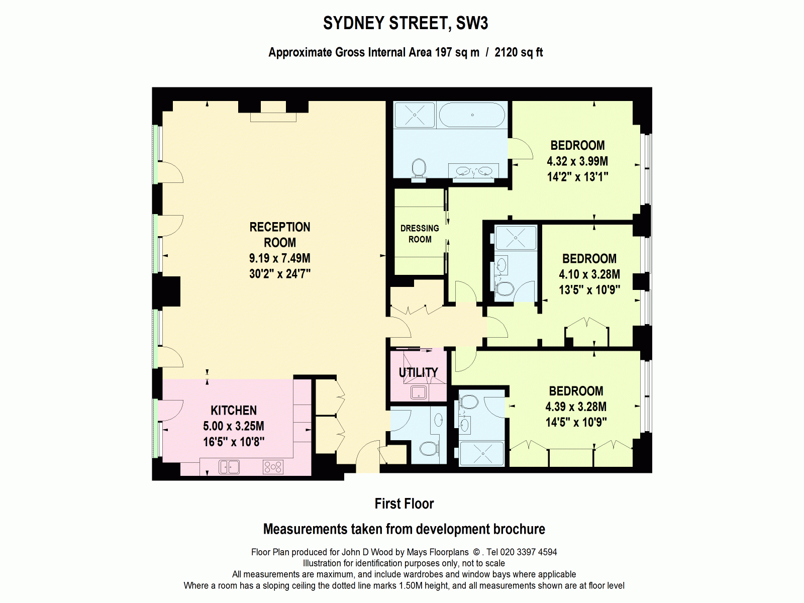 3 Bedrooms Flat for sale in Sydney Street, Chelsea, London SW3