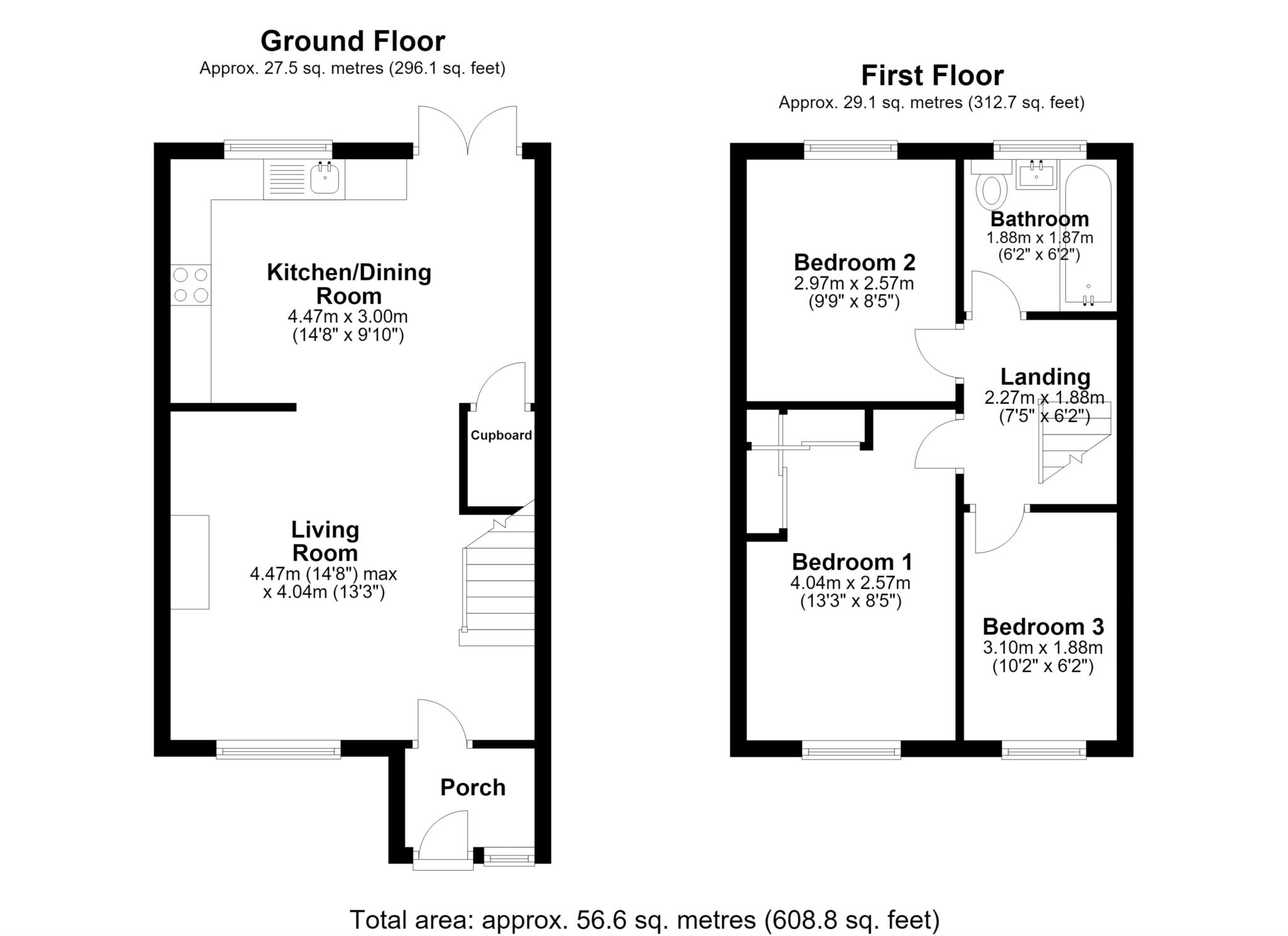 17, Park Close, Reading floorplan
