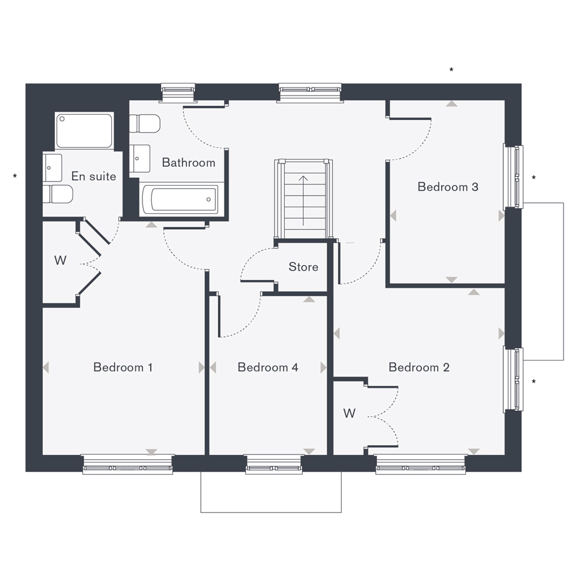 2 Lander Way - The Chestnut (Plot 78), Alfold floorplan