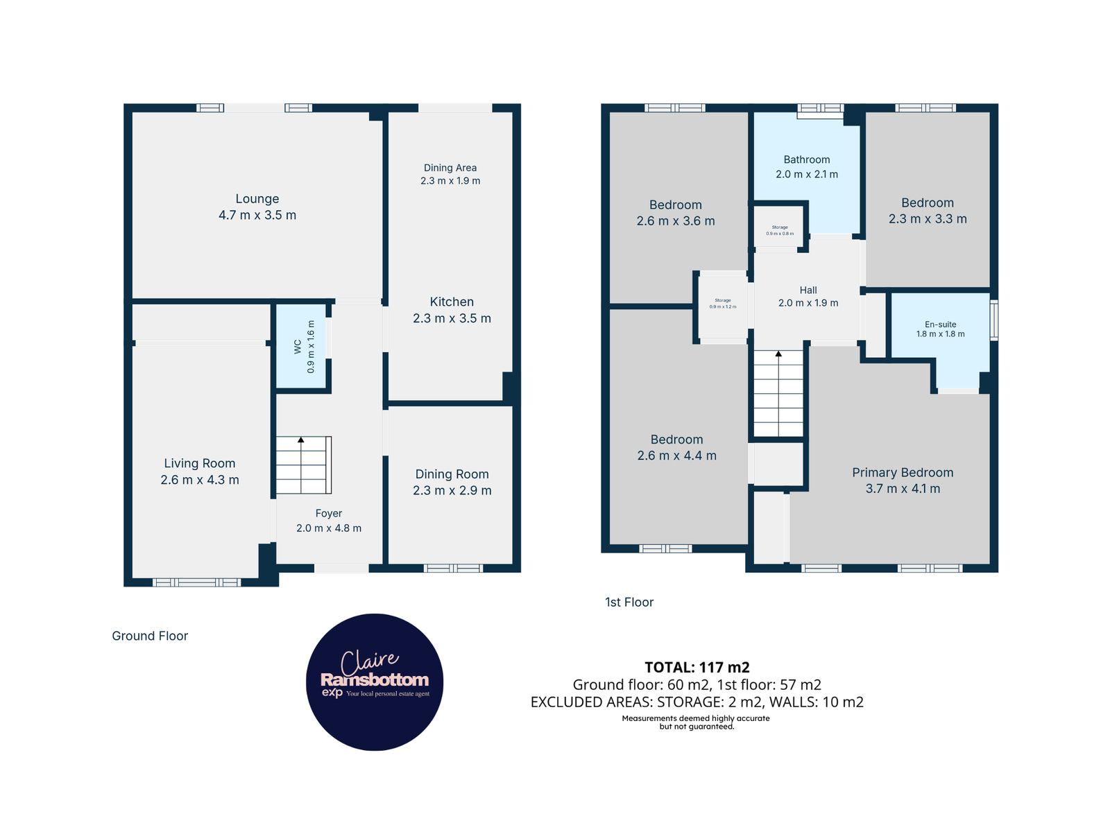 6, Cutter Close, Huddersfield floorplan