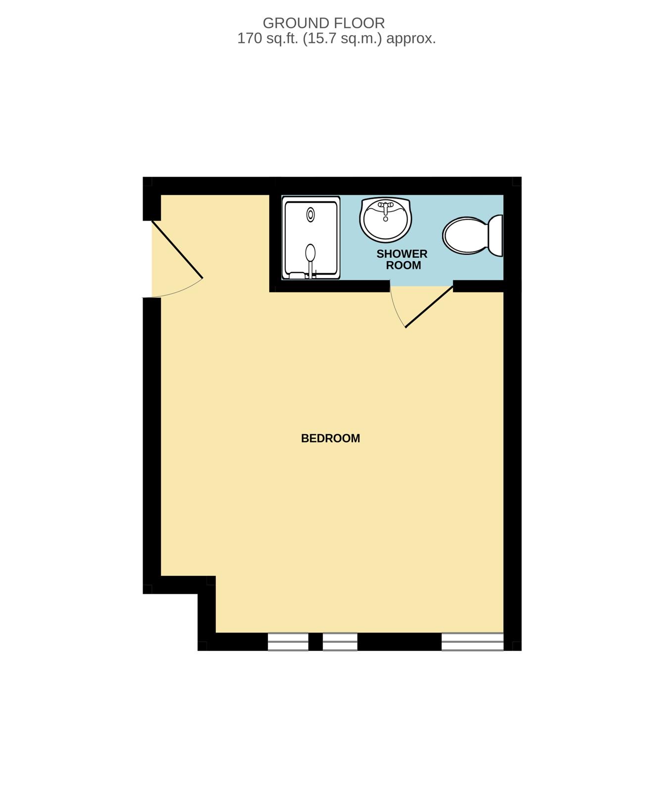 Flat 7, Heritage Hall Room 3, Crookes Valley Road, Sheffield floorplan