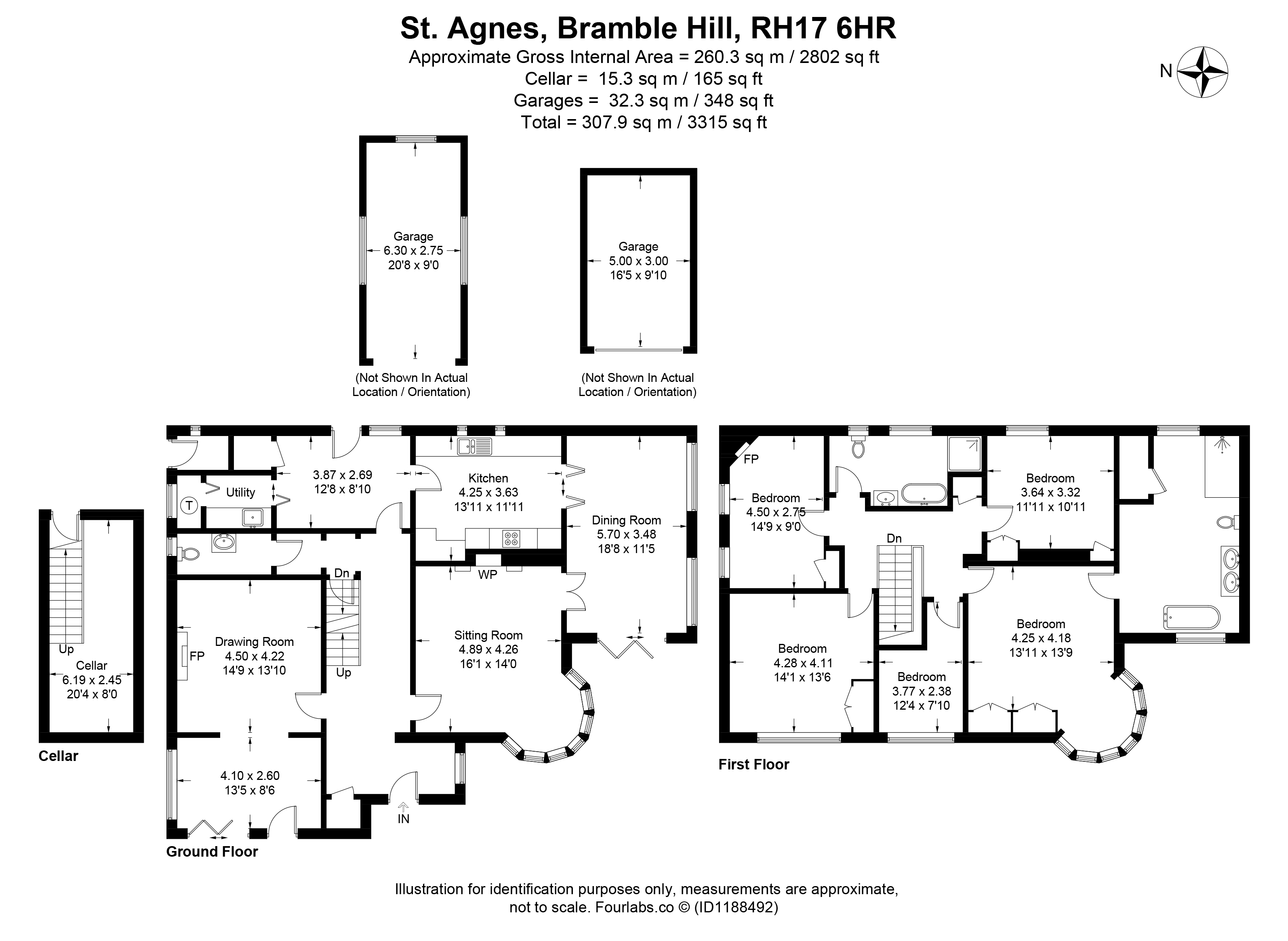 St Agnes,, Bramble Hill, West Sussex floorplan