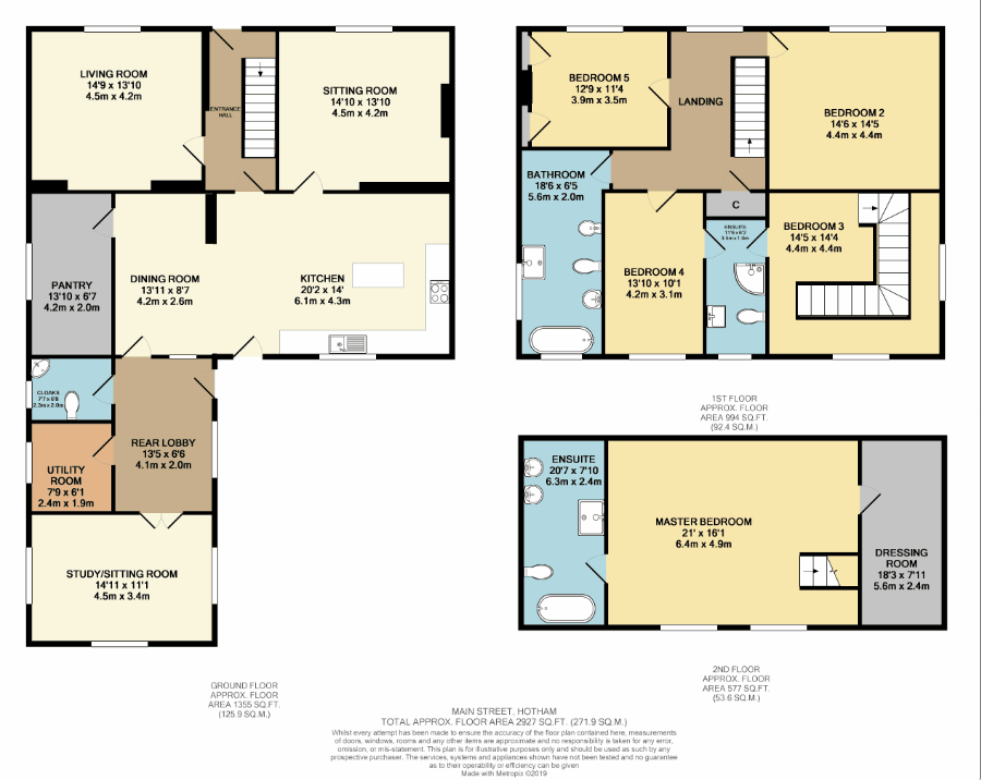 5 Bedrooms Detached house for sale in Main Street, Hotham, York YO43