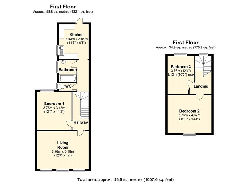 3 Bedrooms Flat to rent in Myddleton Road, London N22