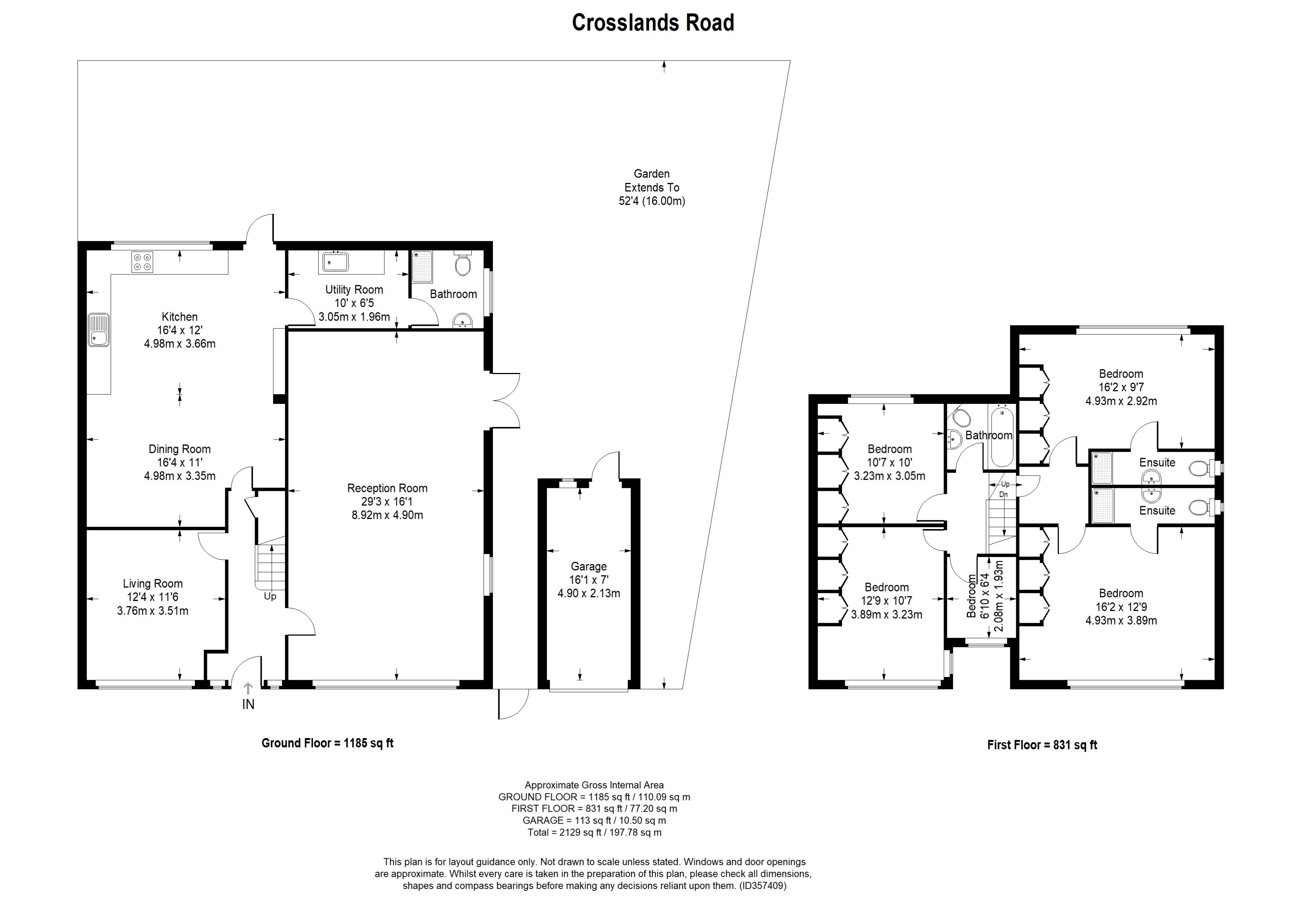 2, Crosslands Road, Epsom floorplan