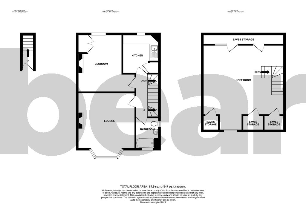 93a, Hainault Avenue, Westcliff-on-Sea floorplan