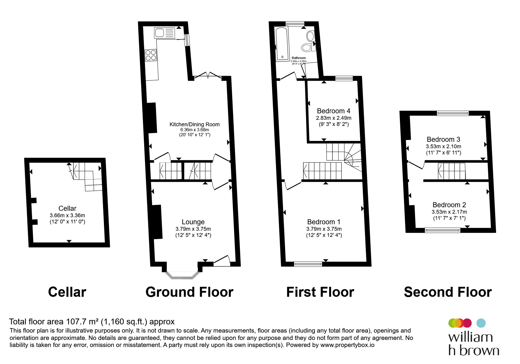 21, Cromwell Road, Mexborough floorplan
