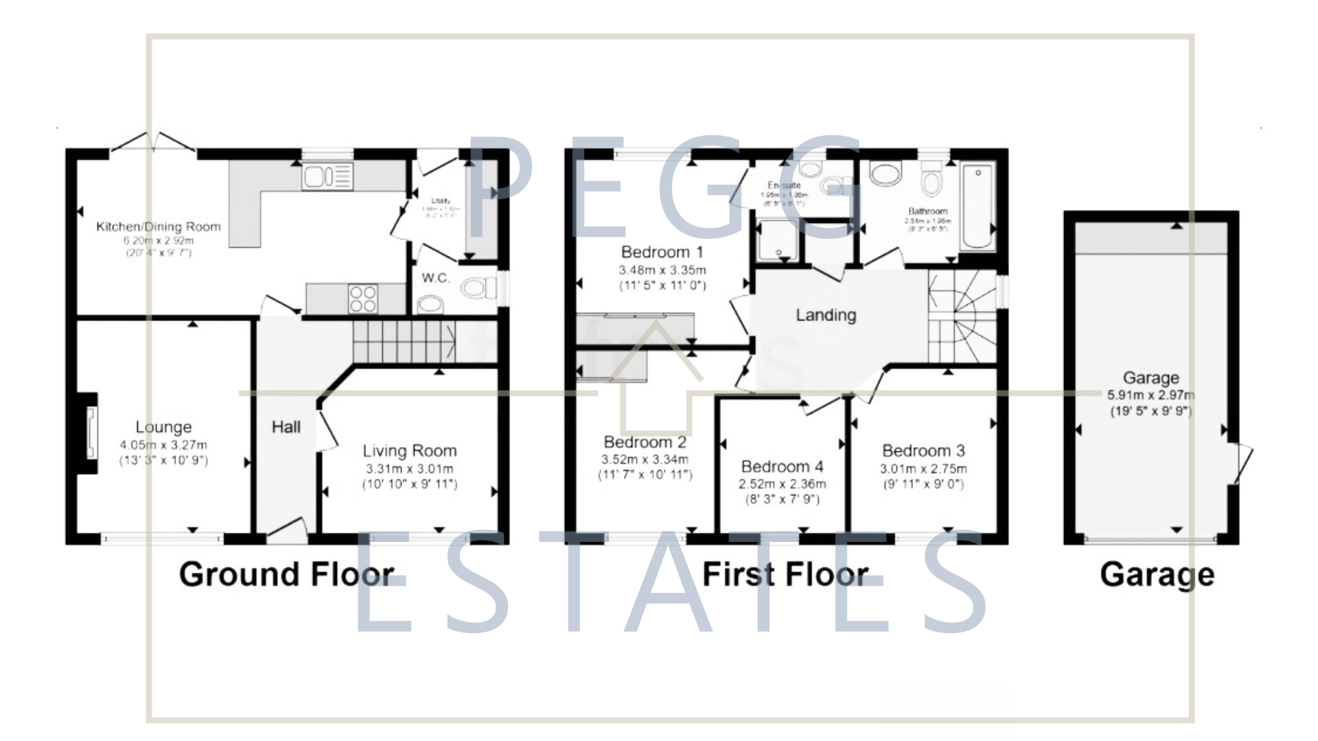 1 Luscombe Close, Paignton floorplan