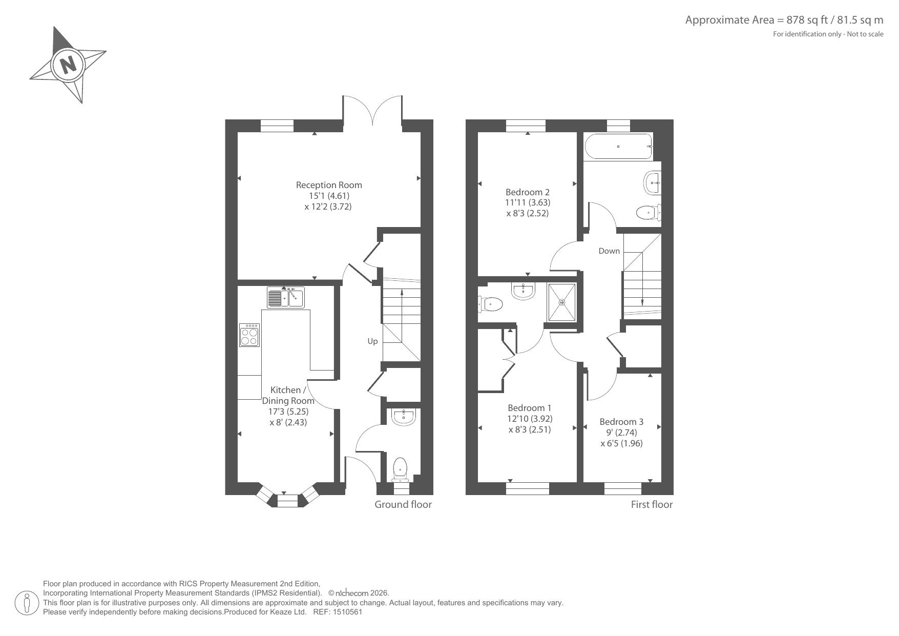 Myrtle Lane, Bury Saint Edmunds IP28 8RW, Bury Saint Edmunds floorplan