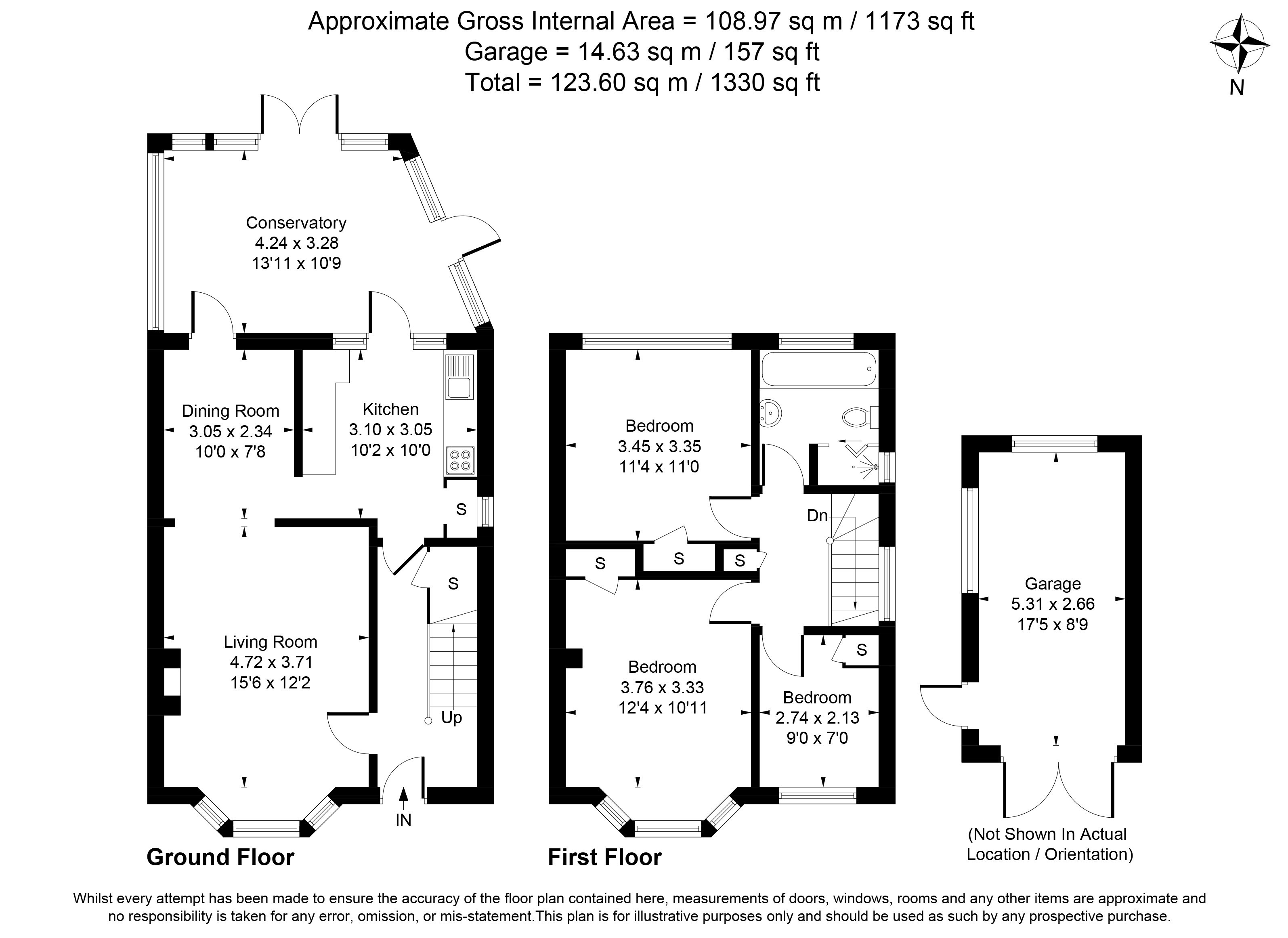 75, Heathcroft Avenue, Sunbury-on-Thames floorplan
