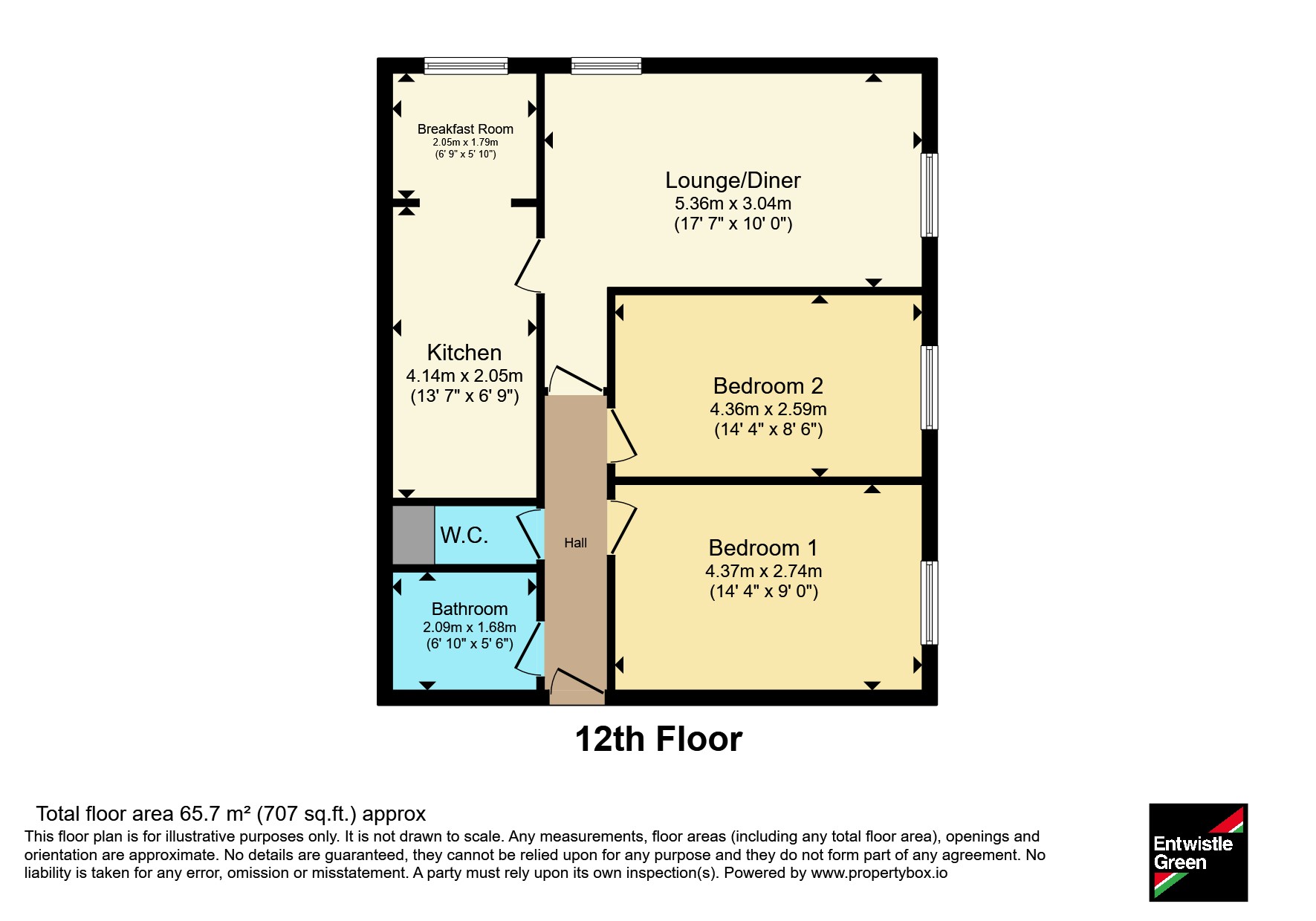 Avenham Lane, Lancashire floorplan